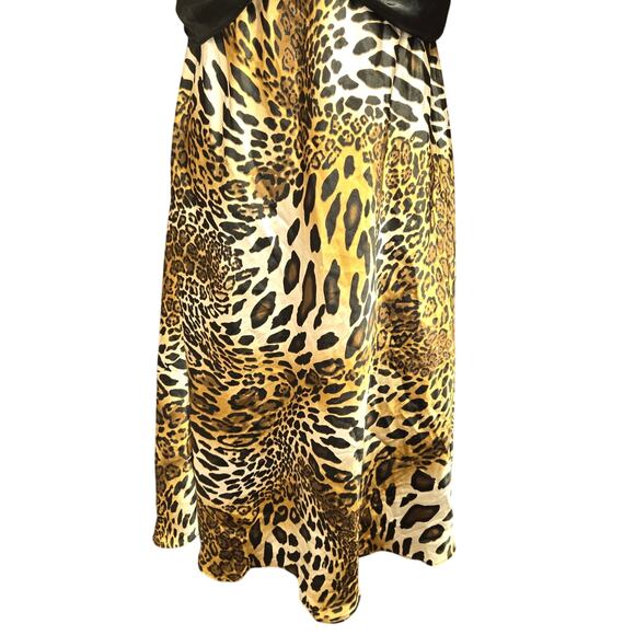 Vintage Rabbit Rabbit Rabbit Designs Women 12 Dress Animal Print Leopard Cheetah - Picture 4 of 14